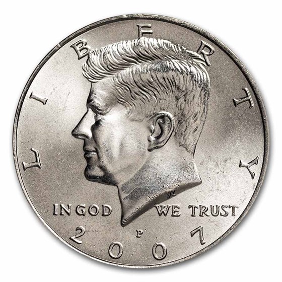 2007-P Kennedy Half Dollar 20-Coin Roll BU 2007-P Kennedy Half Dollar 20-Coin Roll BU